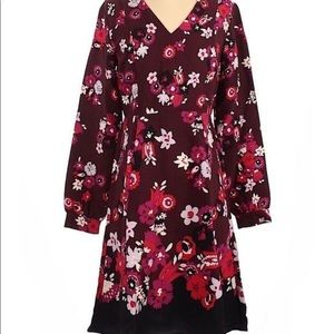Ann Taylor Floral A-Line Dress NWT size 10